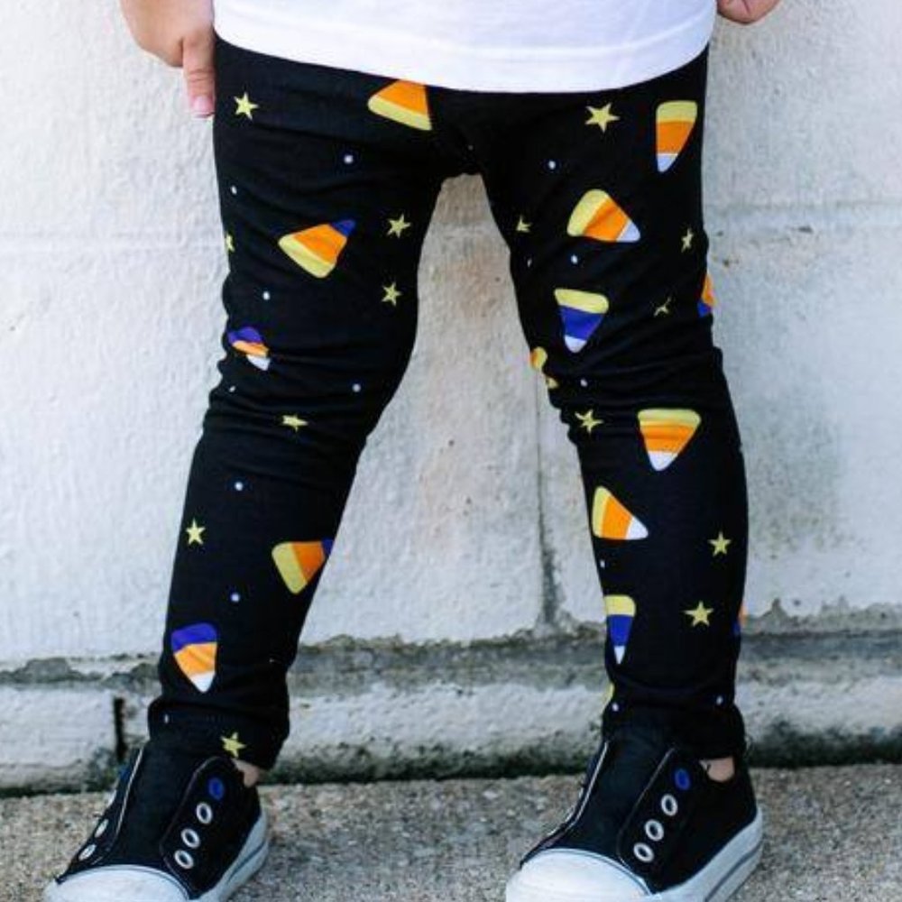Kid's Candy Corn Leggings